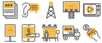 Advertising icon pack