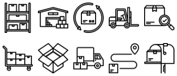 Delivery icon pack