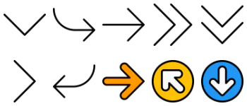 Arrows Icon-Paket