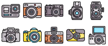Photography icon pack