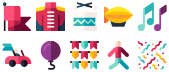 Parade icon pack