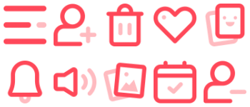 Interaction assets 아이콘 팩