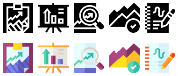 Analytics gói biểu tượng
