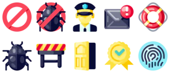 Internet security icon pack