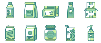 Products Packaging icon pack