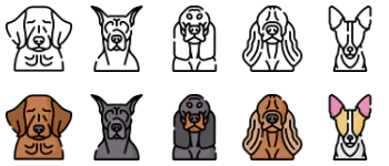 Dogs icon pack