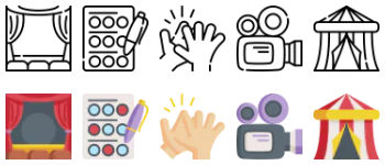 Shows icon pack