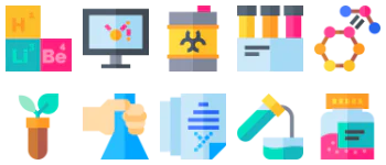 Chemistry icon pack