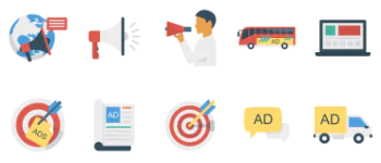 Advertising icon pack