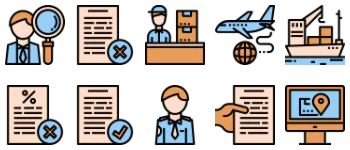Logistics icon pack