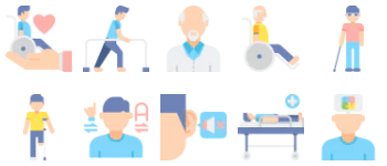 Disability icon pack
