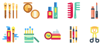 Cosmetics icon pack