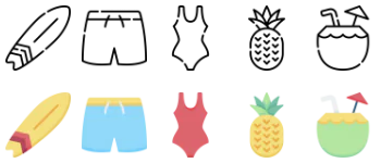 Hawaii icon pack