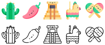 Mexico icon pack