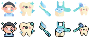 Dentist icon pack