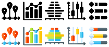 Infographics icon pack