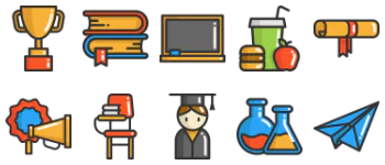 School Elements icon pack