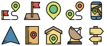 Location Pins icon pack