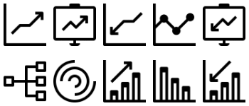 Graph and Chart icon pack