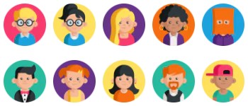 Avatars icon pack
