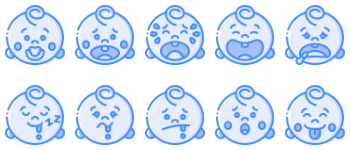 Babies paquete de iconos