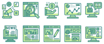 Digital Content Icon-Paket