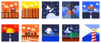 Landscape icon pack