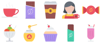 Cafe icon pack