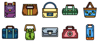 Bag icon pack