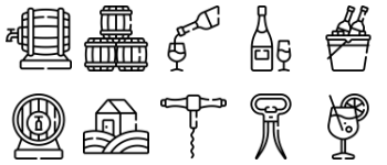 Wine icon pack