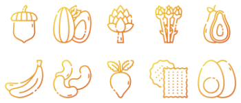 Nutrition icon pack