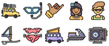 Surf icon pack