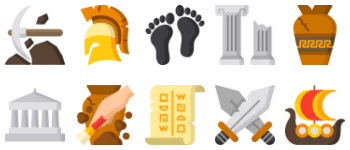Archeology icon pack
