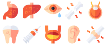 Diseases icon pack