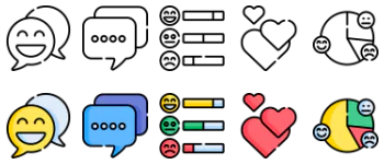 Feedback and Testimonials icon pack