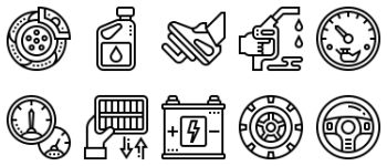 Automotive Spare Part icon pack
