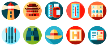 Travel Icon Compilation icon pack
