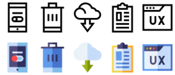 User Experience icon pack