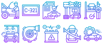 Automotive Service 图标包