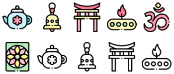 Buddhism icon pack