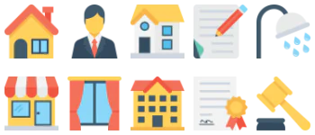Real Estate icon pack