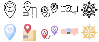 Location icon pack