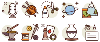 Hobbies icon pack