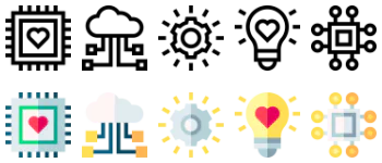 Artificial Intelligence icon pack