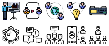 Conference icon pack