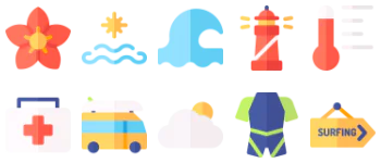 Surf icon pack