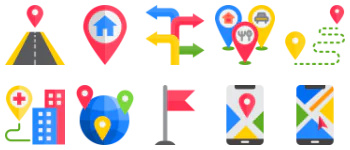 Navigation icon pack