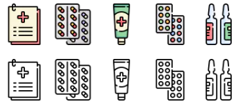 Pharmacy icon pack