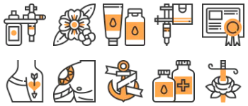 Tattoo icon pack