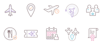 Airline icon pack